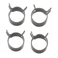 All Balls Racing Fuel Hose Clamp Kit - 11.7mm Band (4 Pack)