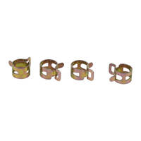 All Balls Racing Fuel Hose Clamp Kit - 10.4mm Band (4 Pack)