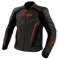 ARGON DESCENT JACKET - BLACK/RED - PERFORATED