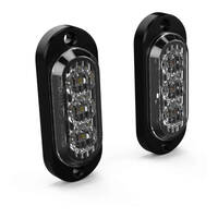 Denali T3 Front Turn Signal / DRL Pods White/Amber - Pair