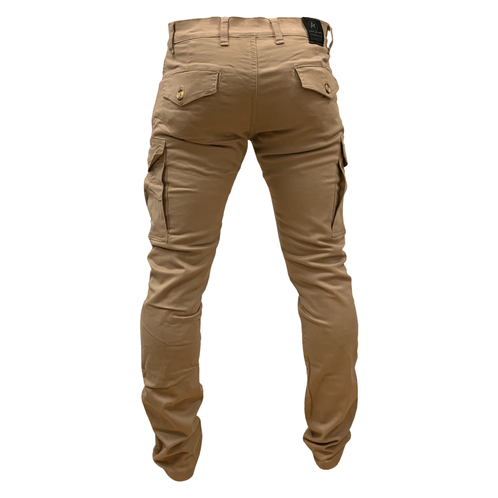 Water Repellent Protective Stretch Chino Cargos - Shark Leathers
