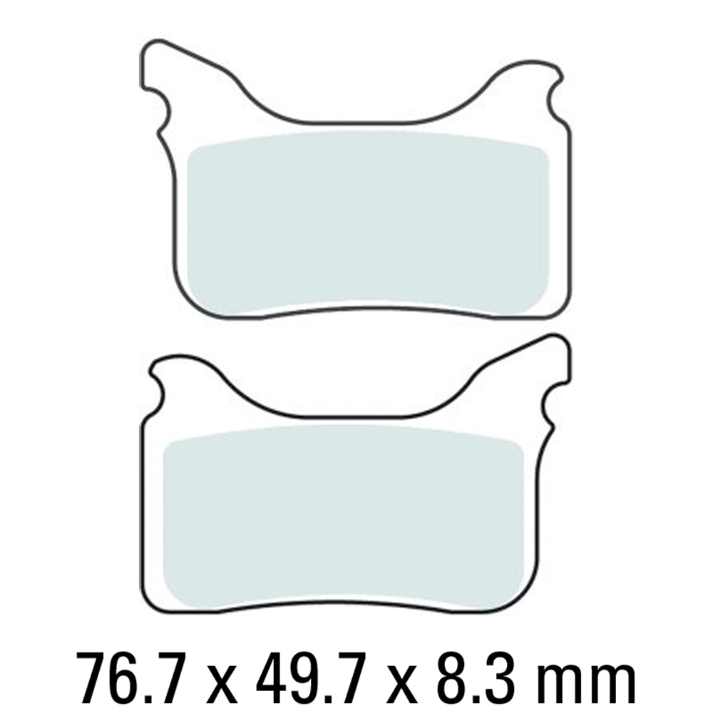 FERODO BRAKE PADS - FDB2245ST (PK = 2 Pads) [BQ20]