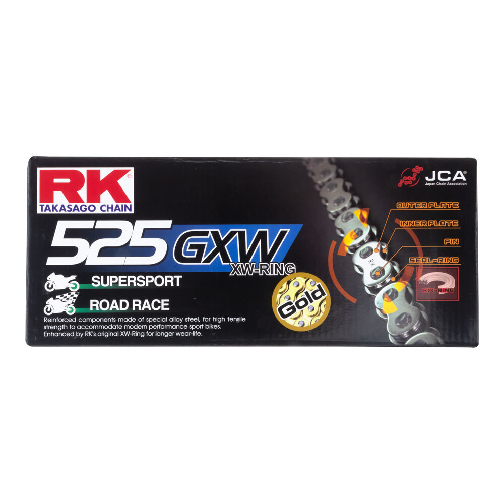RK CHAIN GB525GXW-120L GOLD