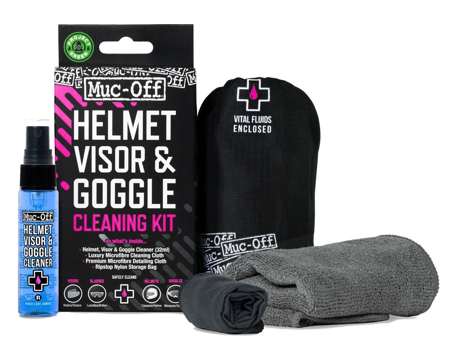MUC-OFF - LENS & GOGGLE - CLEANING KIT