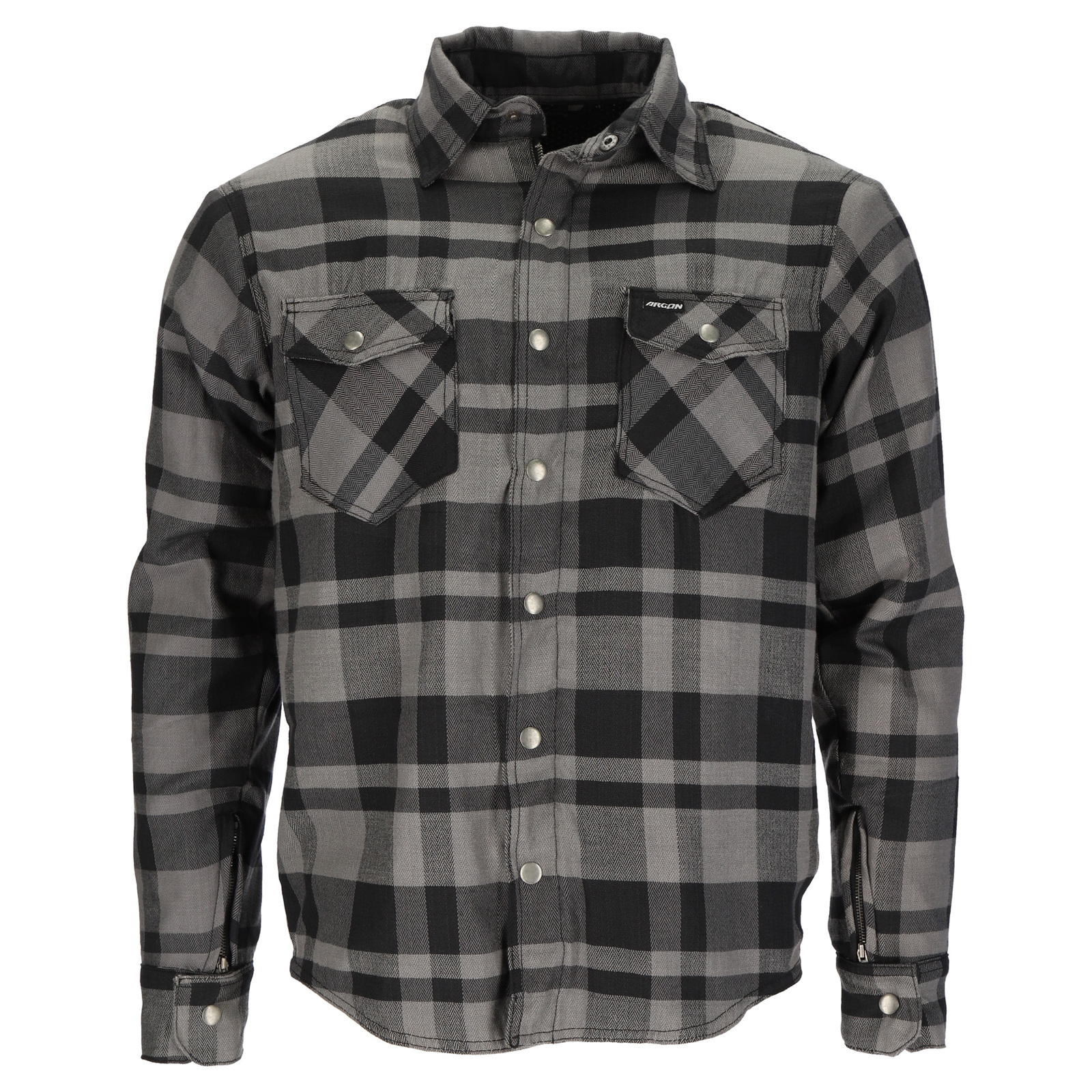 SAVAGE FLANNO JKT BLK GRY/46 (S).