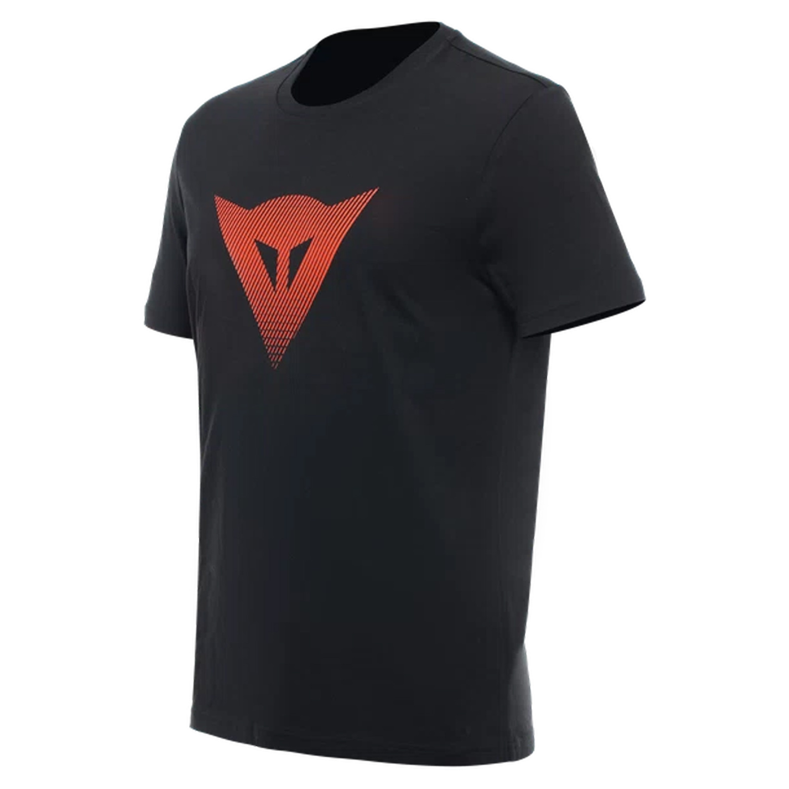 DAINESE CASUAL LOGO T-SHIRT BLACK/FLUO-RED/XS