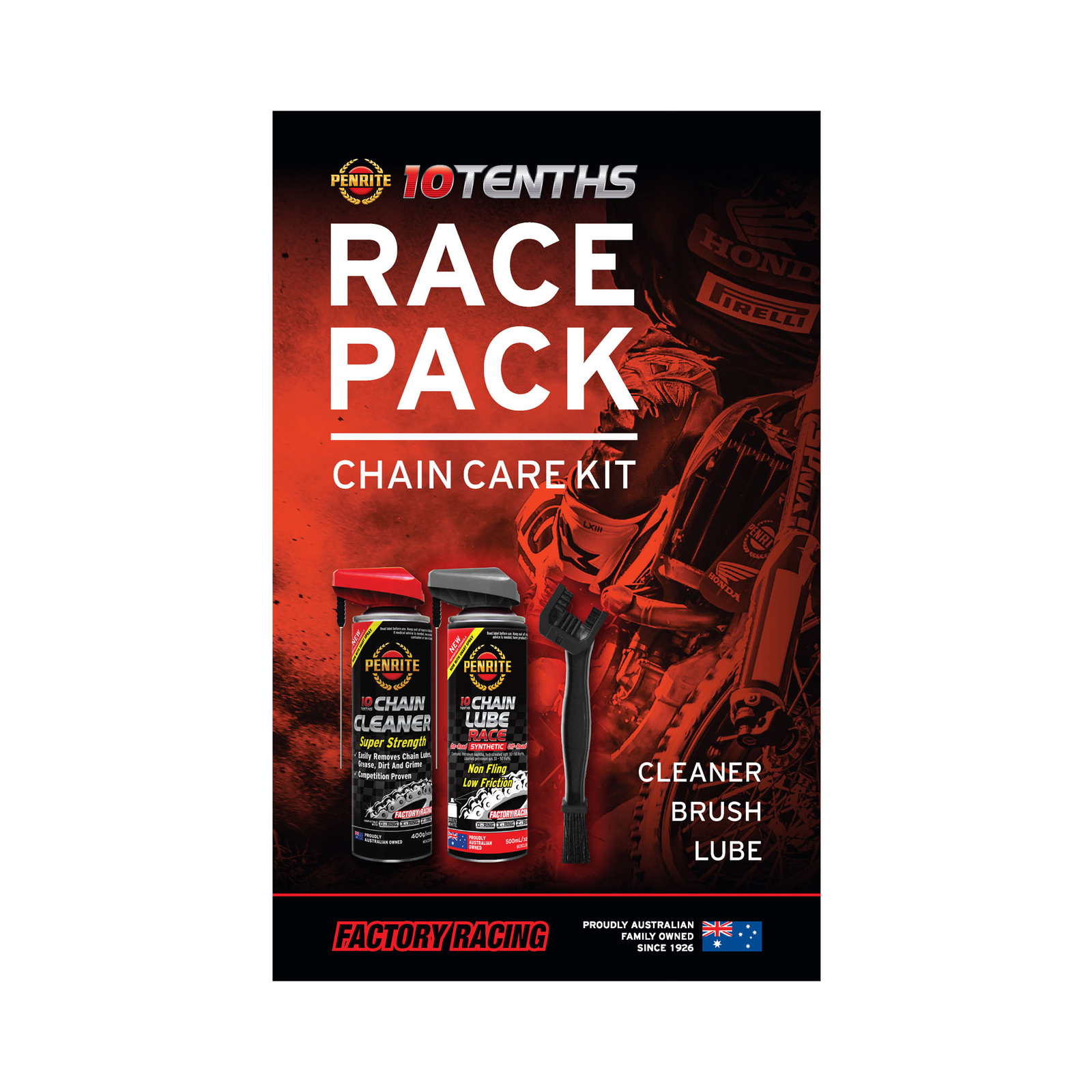 RACE PACK CHAIN CLEANING KIT
