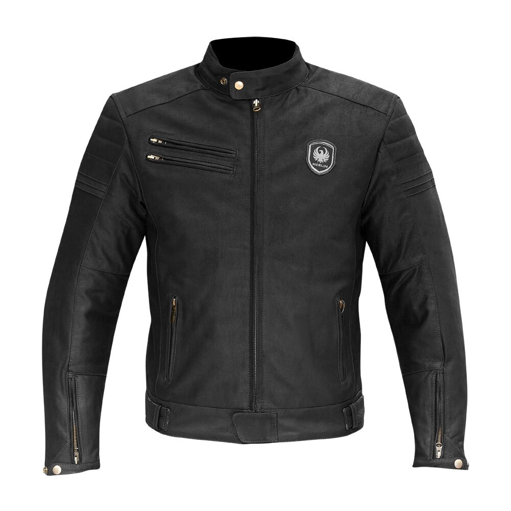 Merlin Jacket Alton Leather Black 38 S [485317]