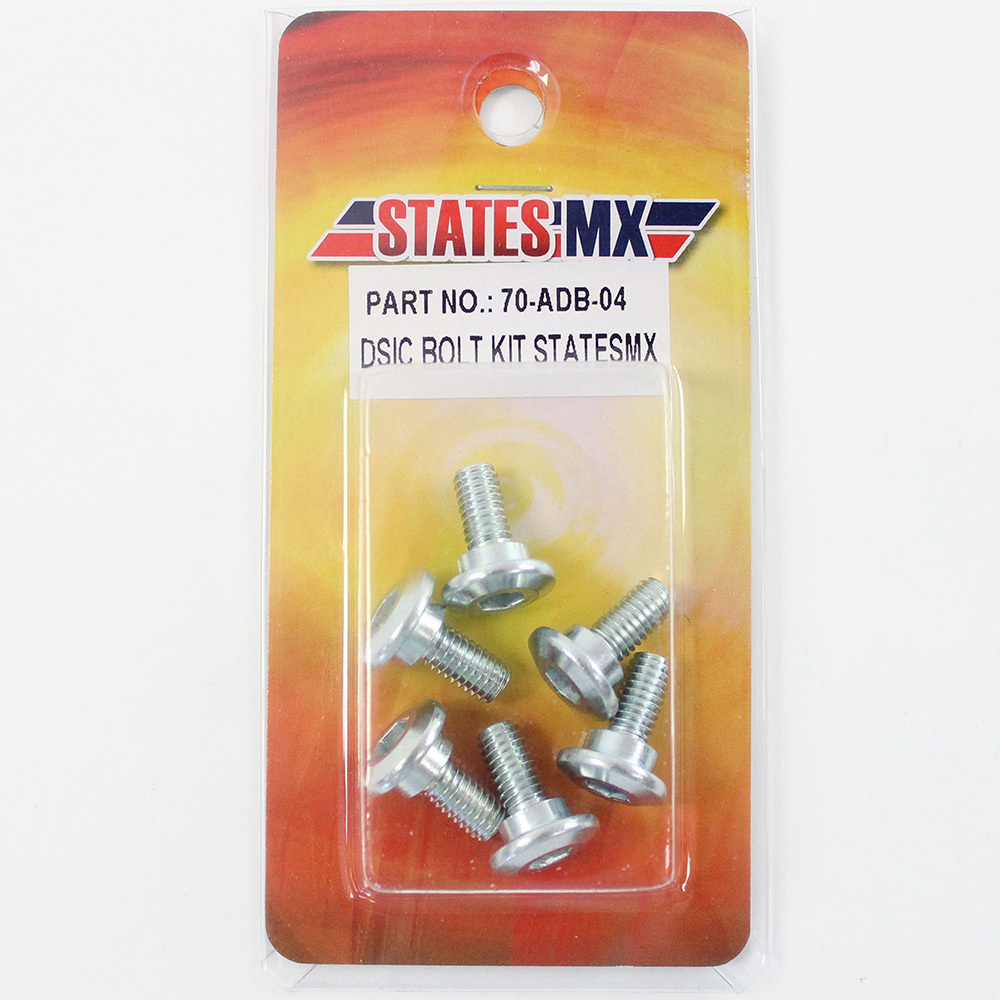 STATES MX - DISC BOLT KIT [6 PCE]