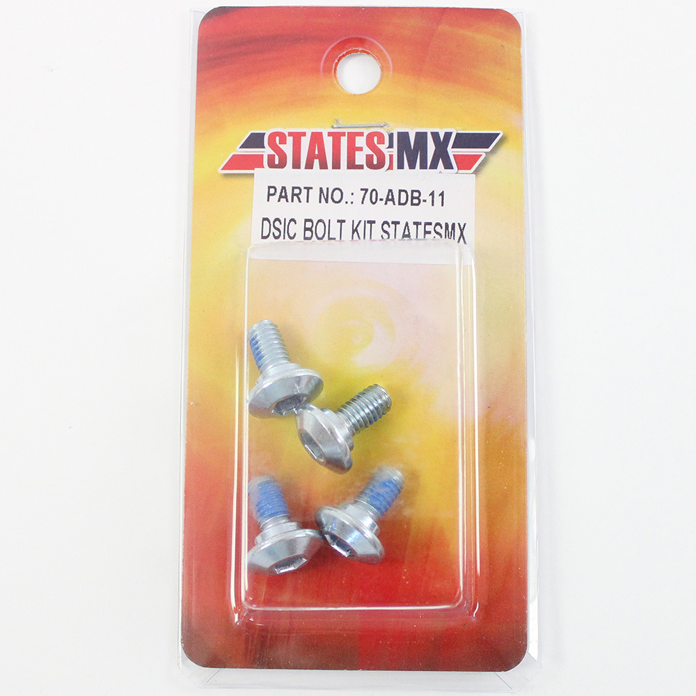 STATES MX - DISC BOLT KIT [4 PCE] KXF FRONT
