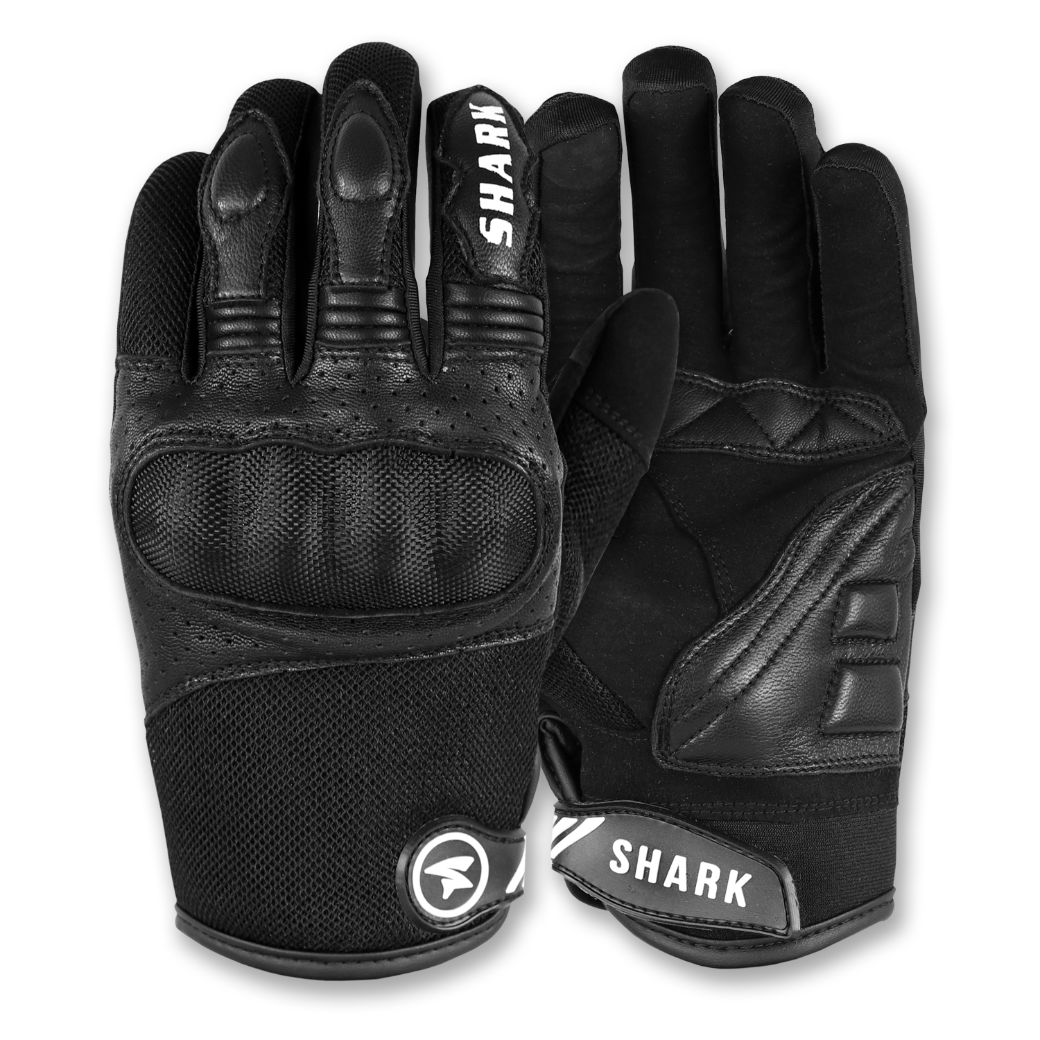 Shark Blast Summer Glove Black - Shark Leathers