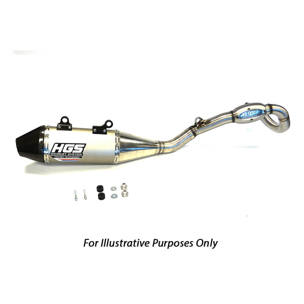HGS Gas Gas Complete Stainless Steel Carbon Exhaust System - MCF 250 2019-2022