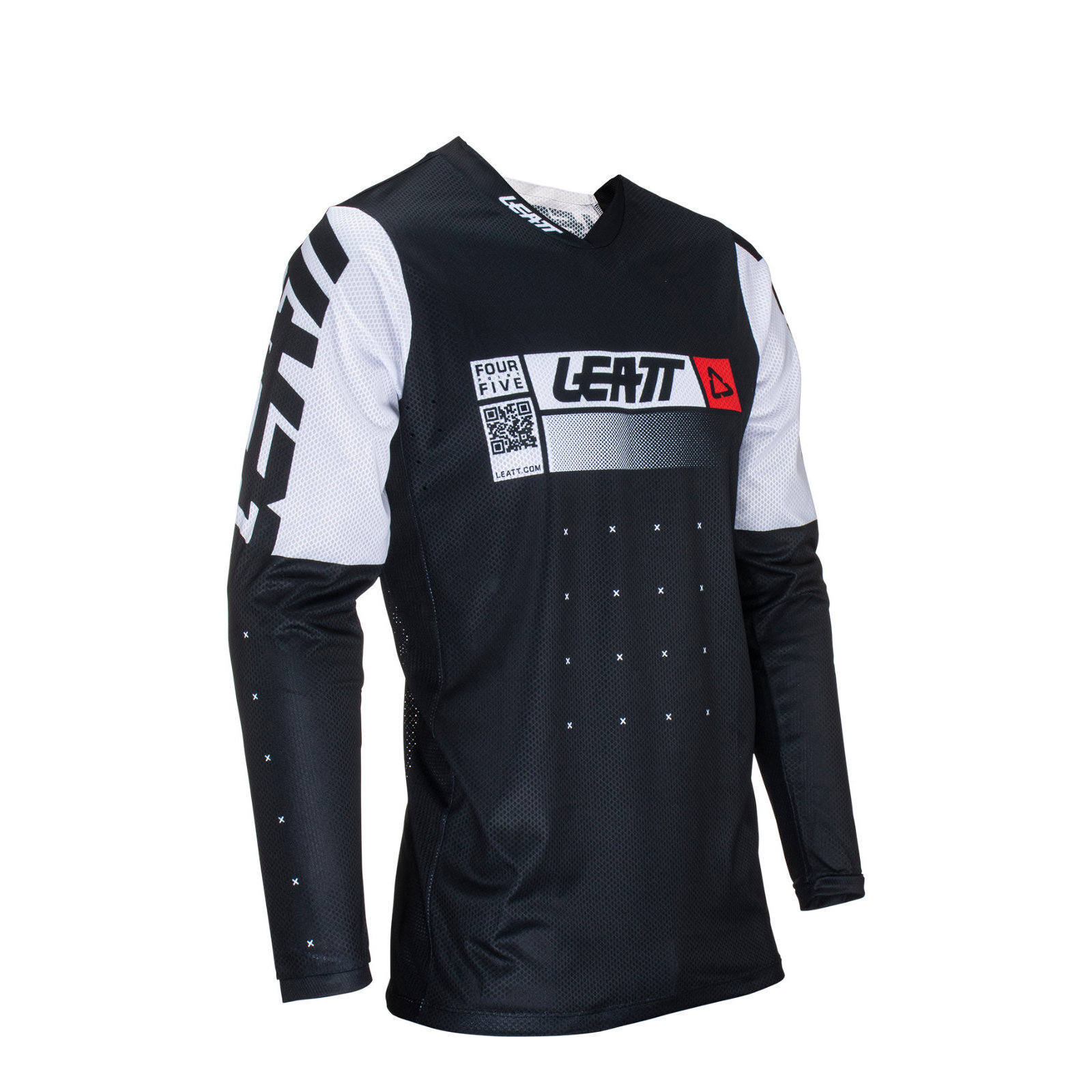 Leatt 2024 Jersey Moto 4.5 Lite - Black (2XL)