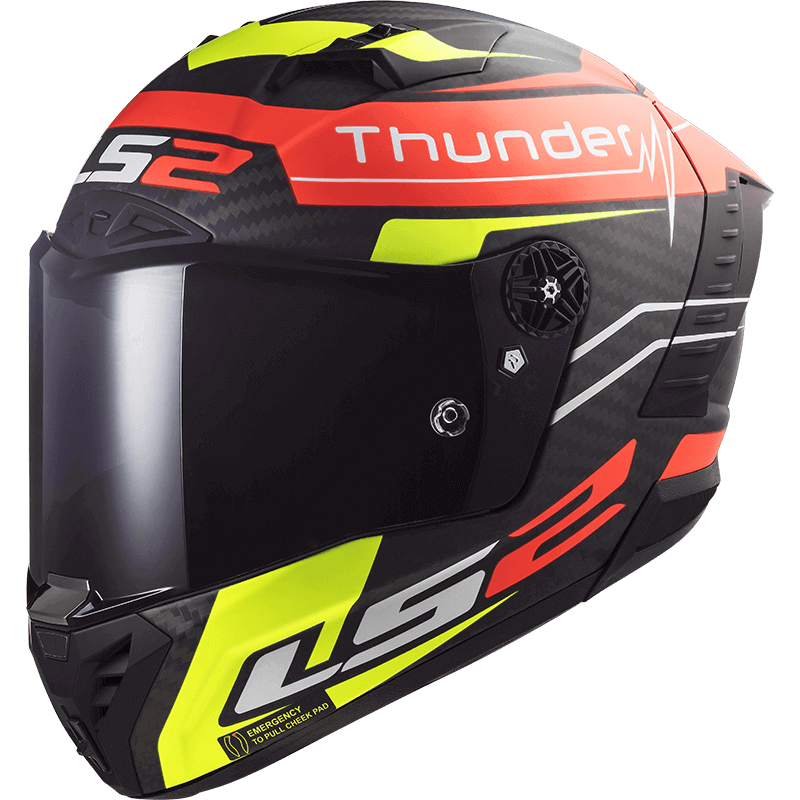 LS2 THUNDER CARBON - ATTACK [Size: 3XL]