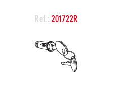 SHAD 201722R - Lock Cylinder/Key Set suit SH29/34/39/40/45/47