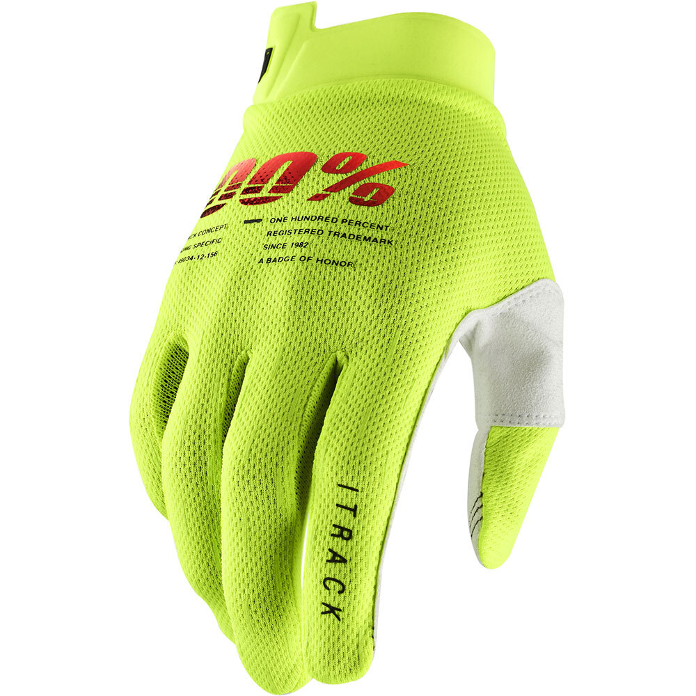 TRACK GLOVE  FLUO YELLOW  XL