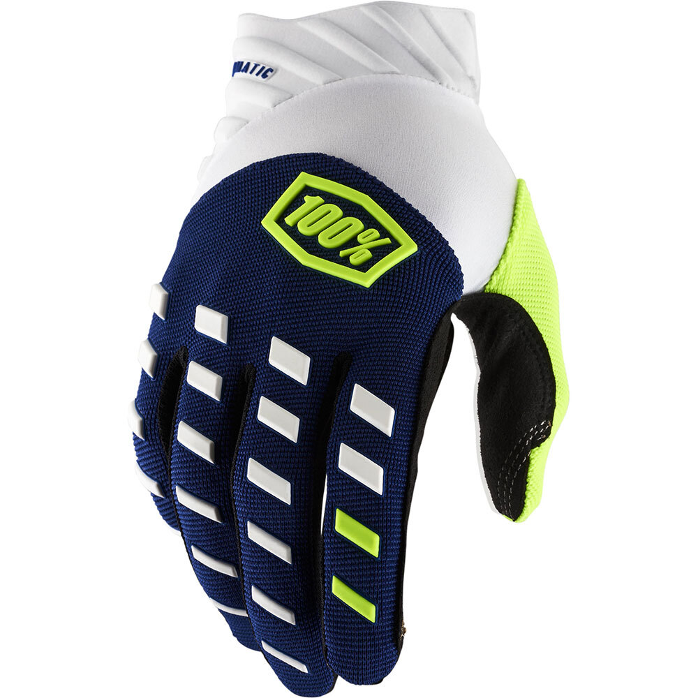 AIRMATIC GLOVE NAVY/WHITE   MED