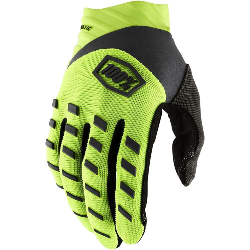 AIRMATIC GLOVE  FLO YELLOW/BLK  Y-MD