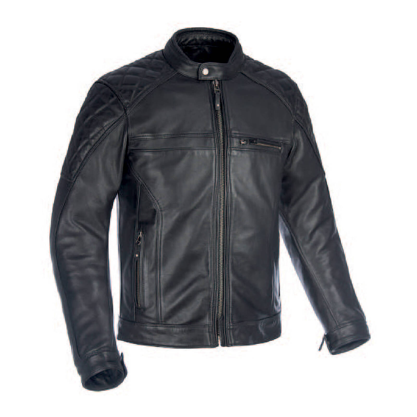 Oxford Route 73 2.0 Leather Jacket - Black (2XL)