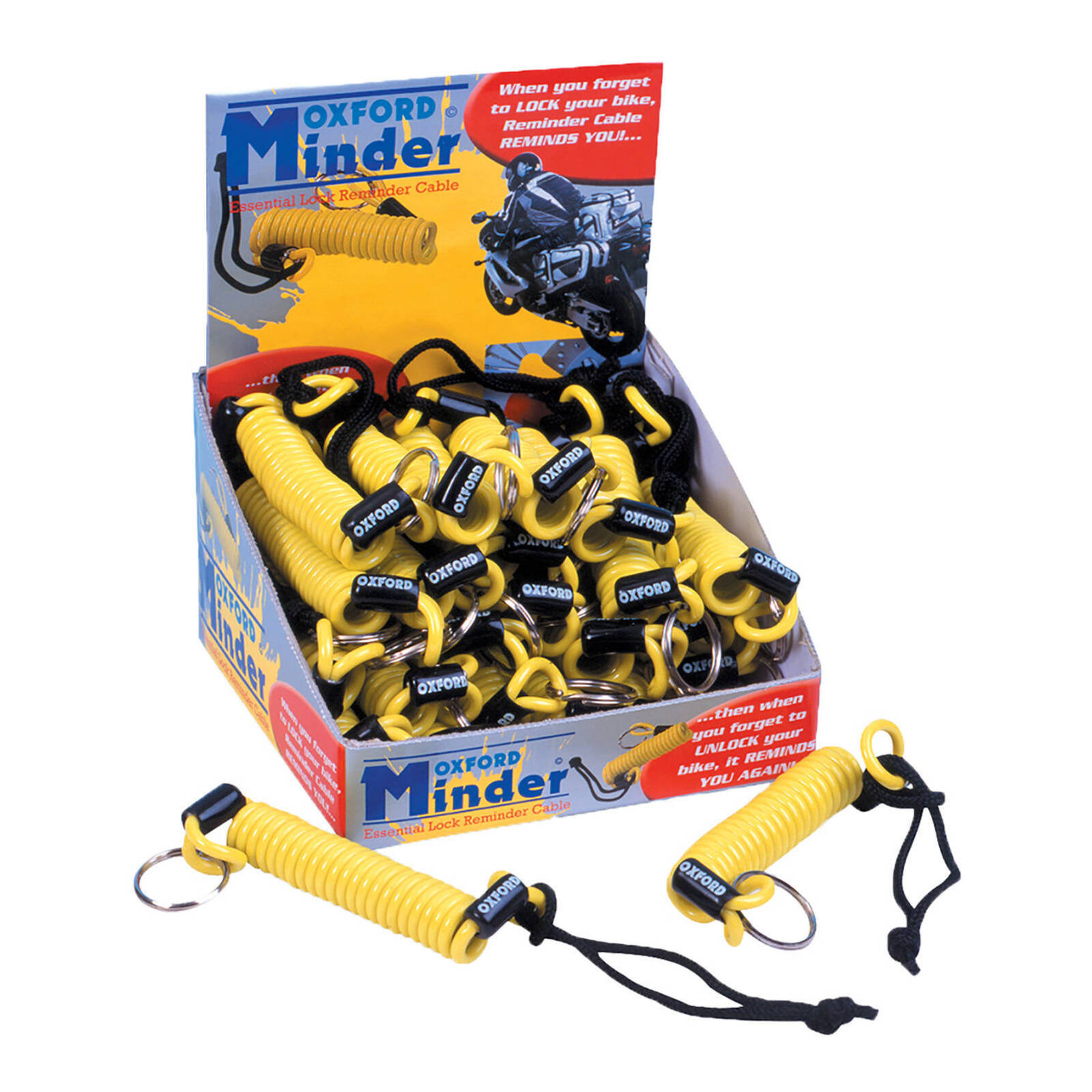OXFORD DISC LOCK REMINDER CABLE 25pc BOX