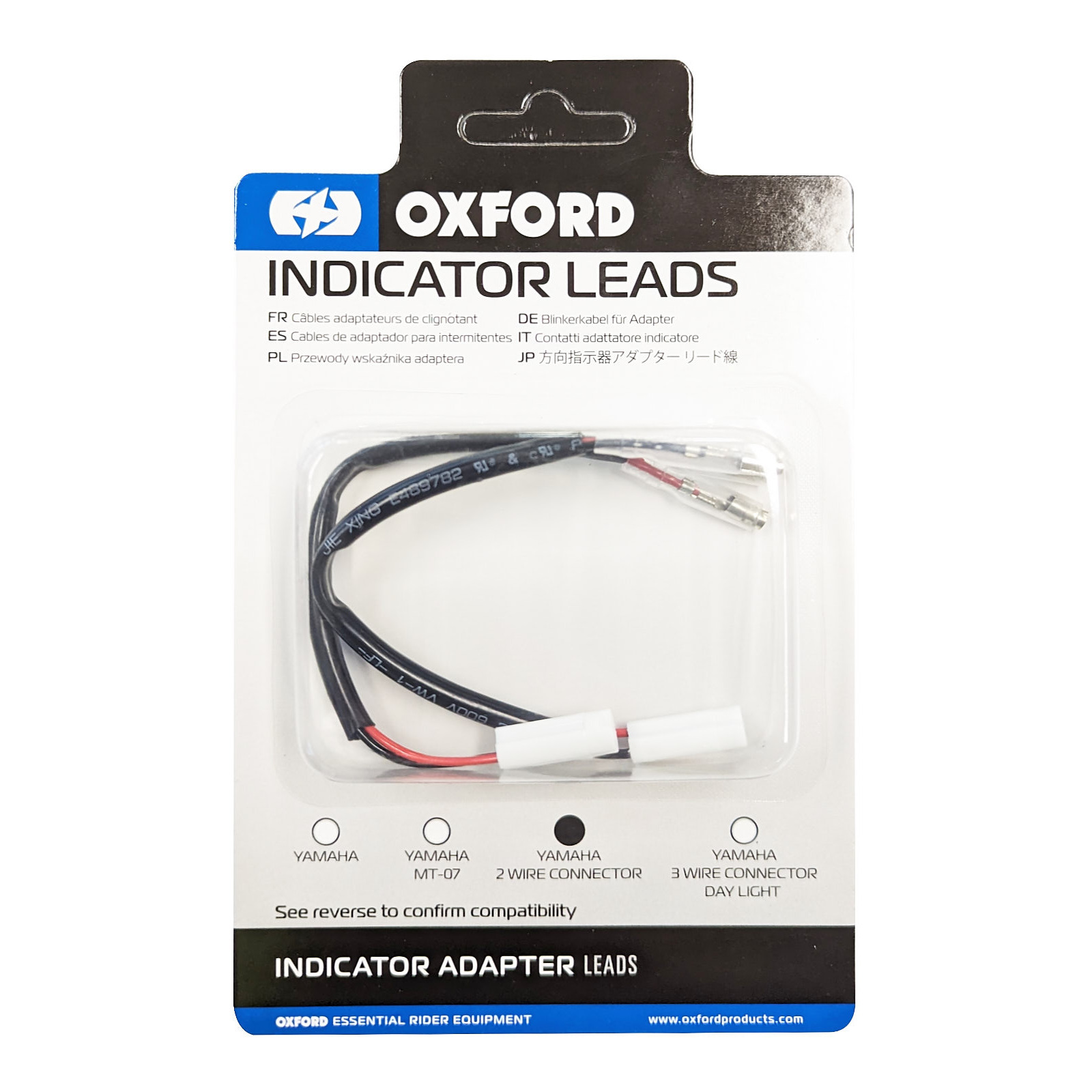 OXFORD INDICATOR LEADS YAMAHA 2 WIRE CONNECTOR