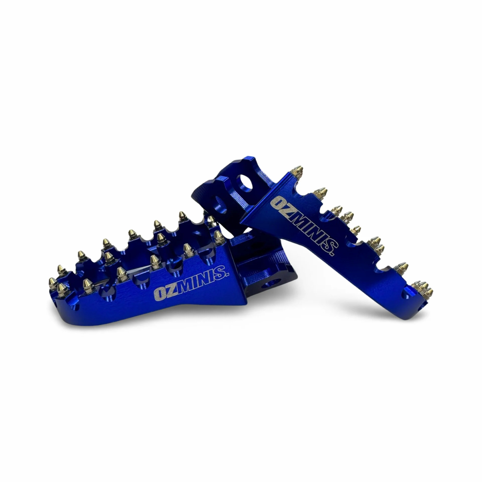 Ozminis TTR110 Direct Fit Footpegs (Blue)