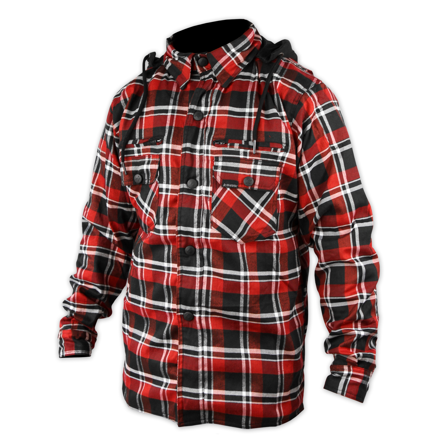 Shark Lumberjack Protective Flannel - [Red - XS/48]