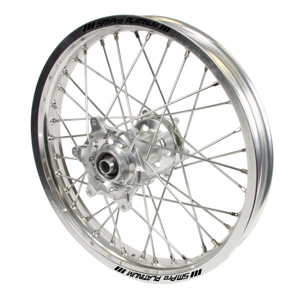 Husqvarna SM Pro Silver Hub / SM Pro Platinum Silver Rim Rear Wheel TC-FC 125-250-350-450 2014-2017 (19*2.15)