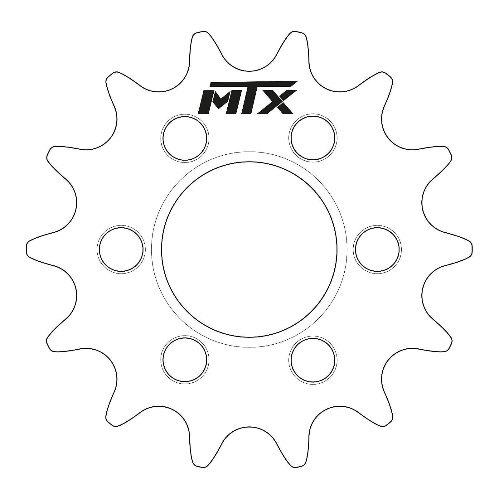 MTX 1185 Steel Front Sprocket #520 (17T) (10-1185-17)
