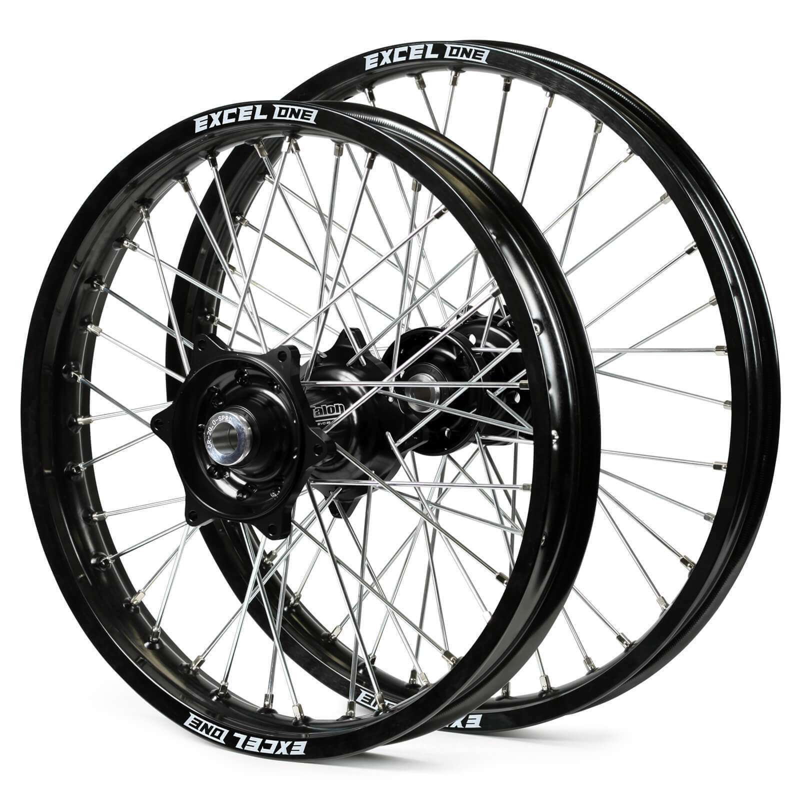 Talon/Excel 21/19 Honda CRF250/450 2014-2022 Black Rim/Black Hub Wheel Set