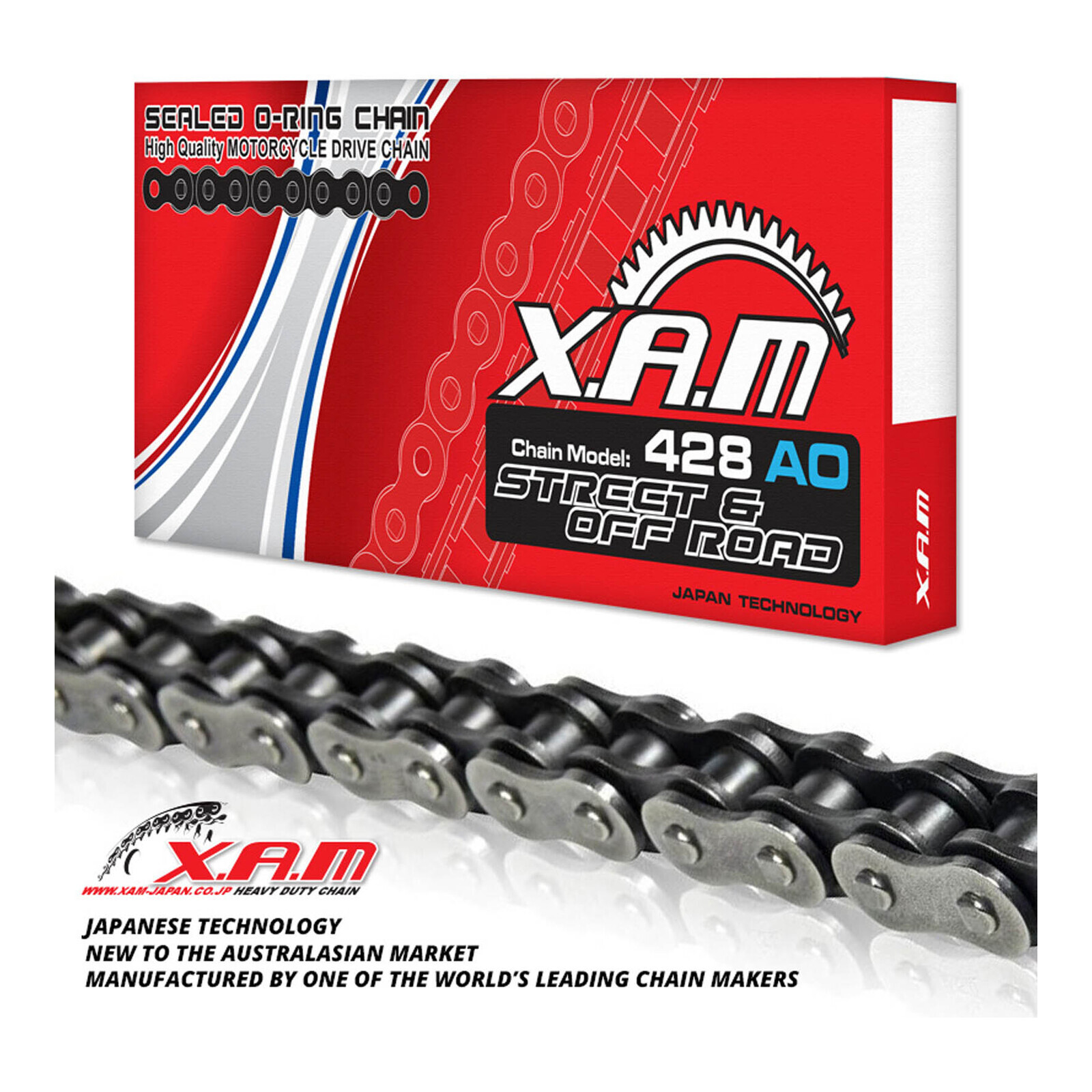 Xam 428AO O-Ring Chain (104L)