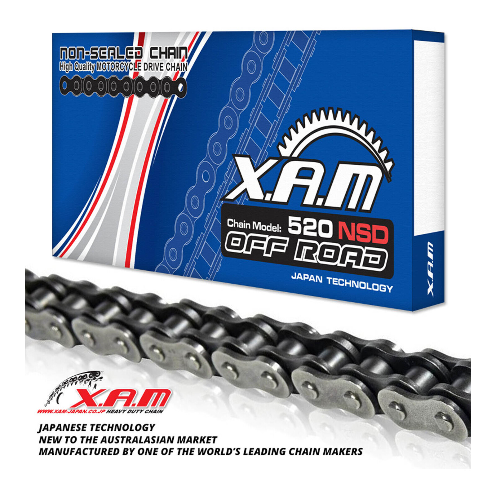 XAM 520NSD Non-Sealed Chain (104L)