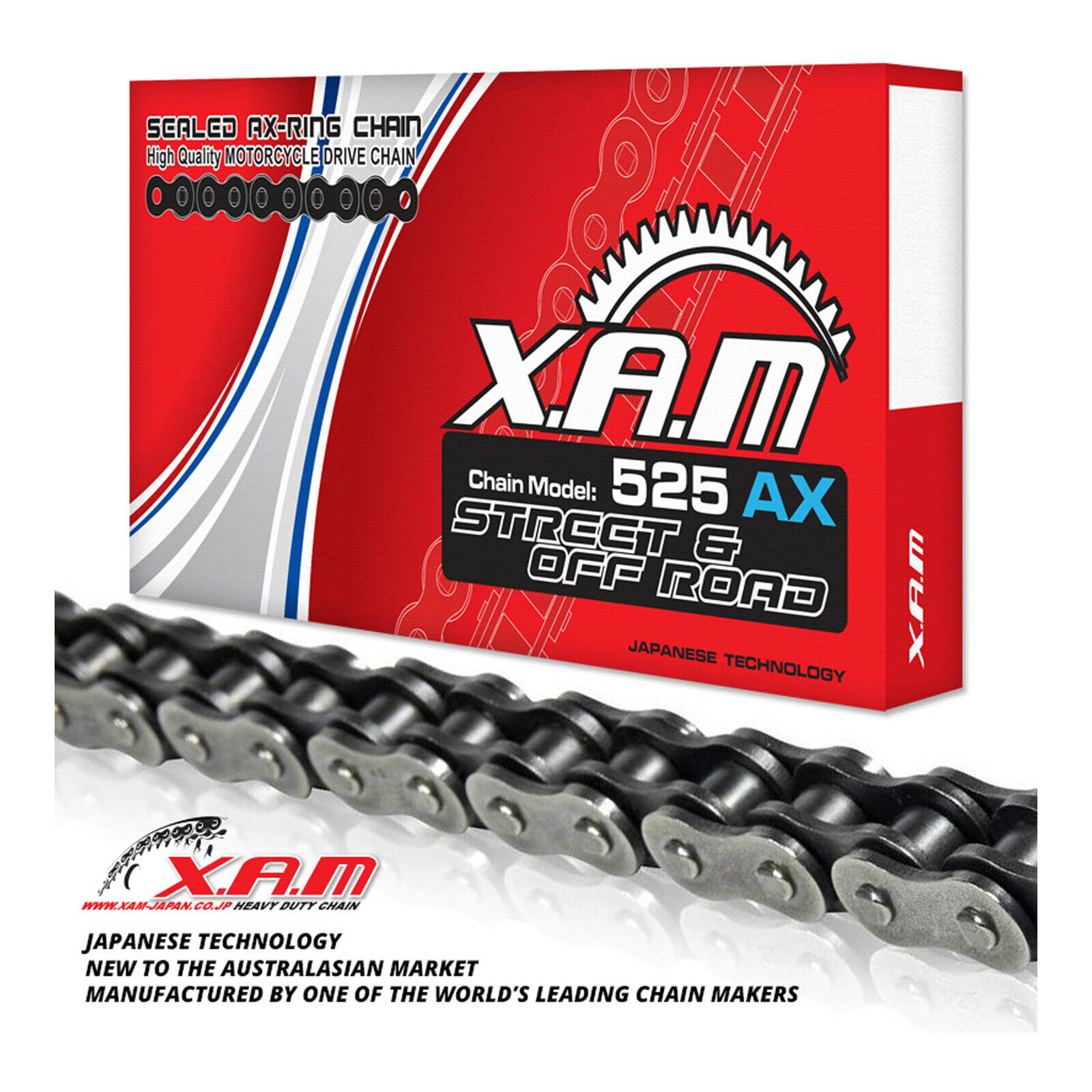 XAM 525AX X-Ring Chain (104L)