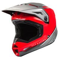FLY KINETIC HELMET VISION RED GRY