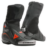 DAINESE AXIAL D1 BOOTS BLACK/FLUO-RED