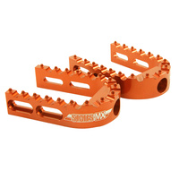 STATES MX FOOTPEG REPLACEMENT OUTER ADJ ORANGE