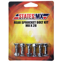 SPROCKET BOLT KIT STATES MX (M8X28)