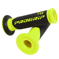 Progrip Fluro Yellow Dual Density 732 Open End Grips