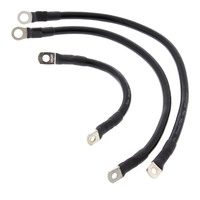 BATTERY CABLE KIT - BLACK. FITS SOFTAIL 1984-1988.