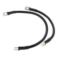 BATTERY CABLE KIT - BLACK. FITS SPORTSTER 1981-2003.