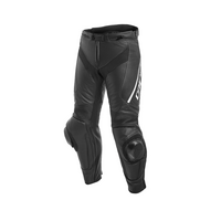 DAINESE DELTA 3 PERF. LEATHER PANTS BLACK/BLACK/WHITE/44