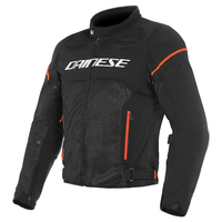 DAINESE AIR FRAME D1 TEX JACKET BLACK/WHITE/FLUO-RED/46