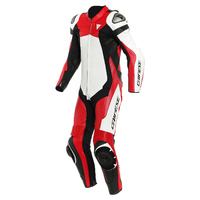 DAINESE ASSEN 2 1PC PERF. SUIT WHITEAVA-RED/BLACK