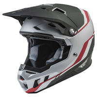 FLY FORMULA CC HELMET DRIVER MT. SIL RED WHT/YL