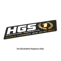 HGS 2 Stroke Silencer Sticker