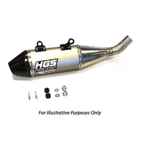 HGS Sherco 4 Stroke Stainless Steel Carbon Silencer 
