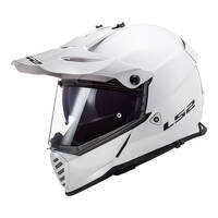 LS2 MX436 Pioneer Evo Helmet - White (XS)