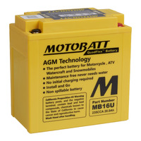 Motobatt Battery Quadflex AGM - MB16U