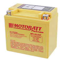 MOTOBATT PRO LITHIUM BATTERY MPLX6.0HP *10