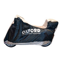 OXFORD AQUATEX LGE M/CYCLE WP COVER WITH TOP BOX